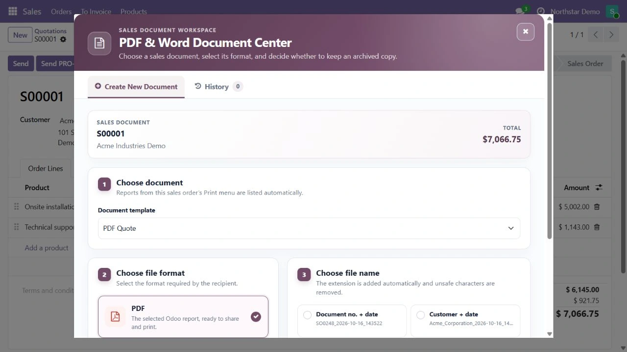 Sales Word & PDF Archive ürün görünümü